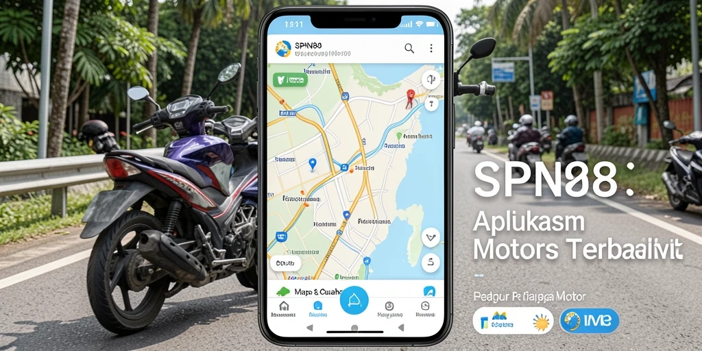 Antarmuka SPN88 untuk navigasi motor yang user-friendly.