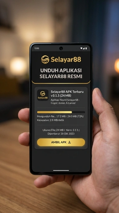 Tampilan halaman APK selayar88
