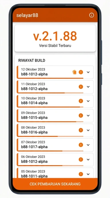 Tampilan riwayat versi selayar88